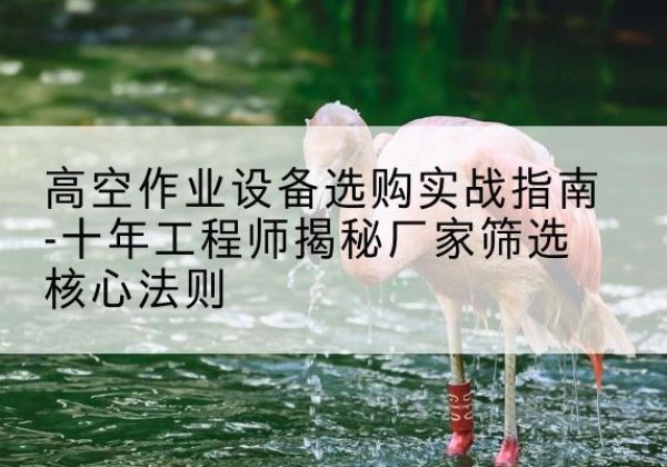沂源剪叉式升降机厂家-高空作业设备选购实战指南-十年工程师揭秘厂家筛选核心法则